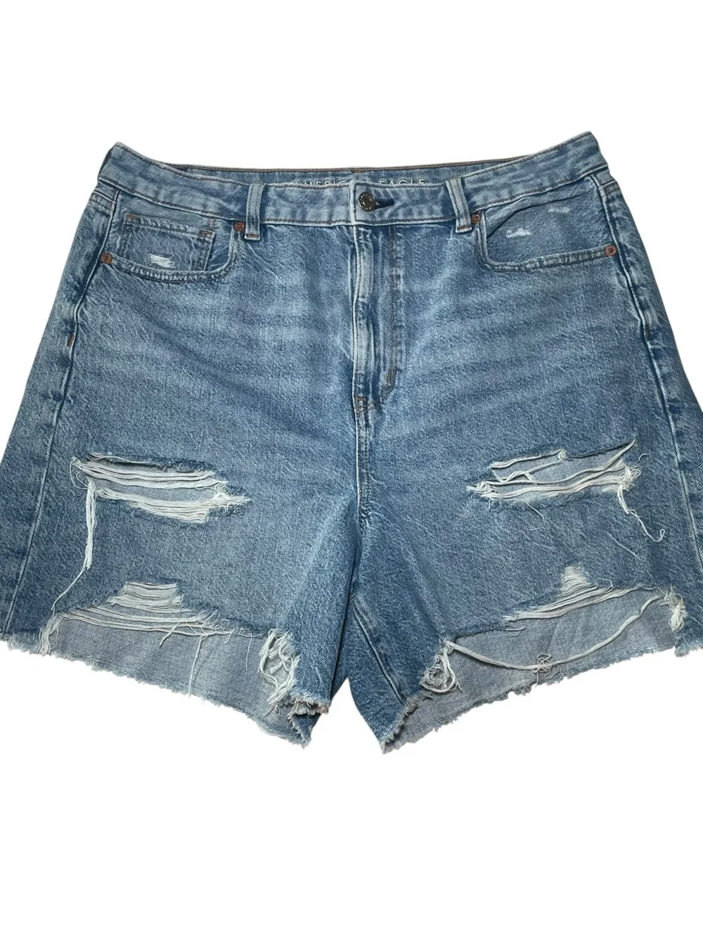 American Eagle Baggy Mom Denim Shorts – Size 14